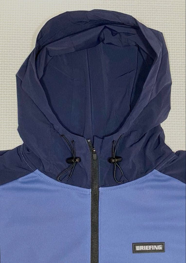 BRIEFING GOLF MS HALF ZIP HOODIE（BLUE／M）
