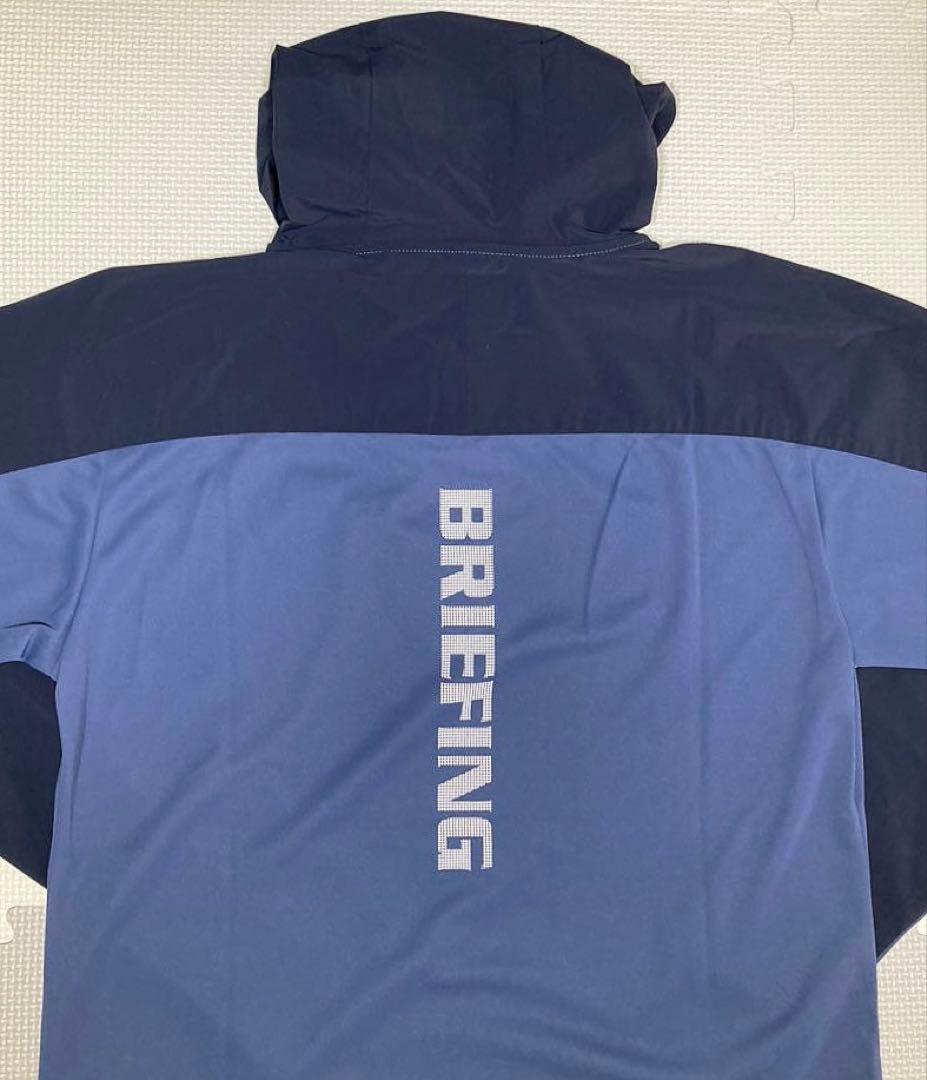 BRIEFING GOLF MS HALF ZIP HOODIE（BLUE／M）