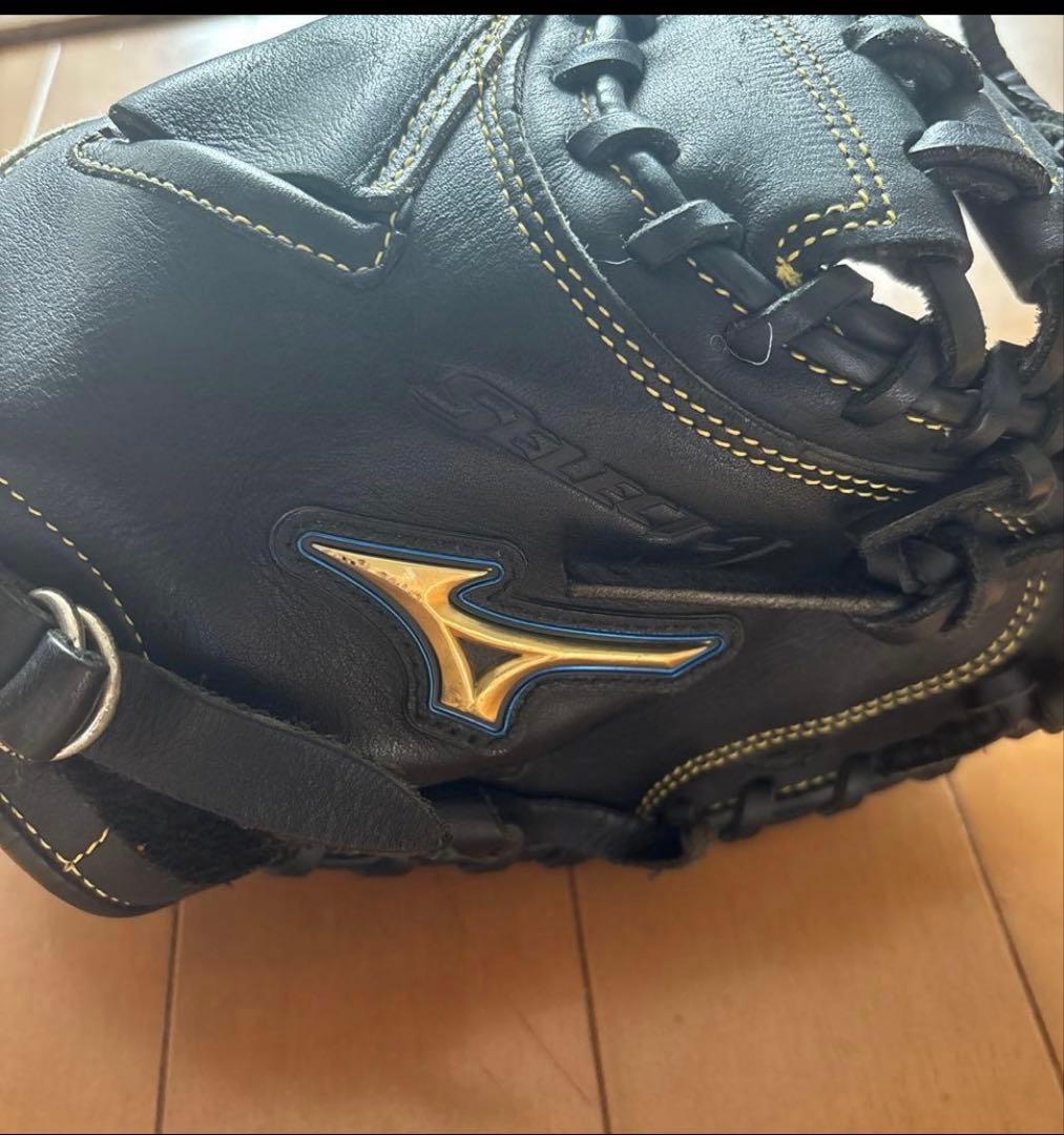 Mizuno 軟式キャッチャーミット黒