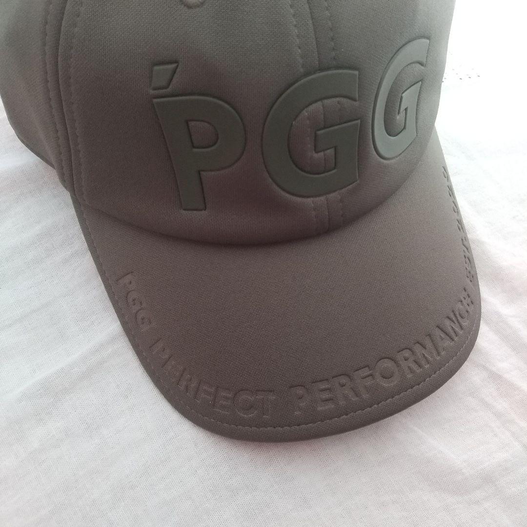 ★新品未使用★パーリーゲイツPGGキャップ フリーサイズ(カーキグレー)