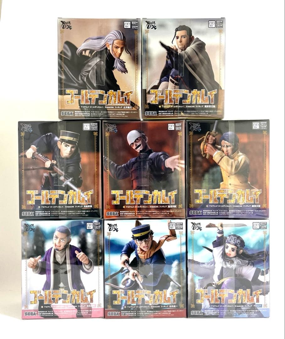 【未開封】ゴールデンカムイ XrossLinkフィギュア 8種セット