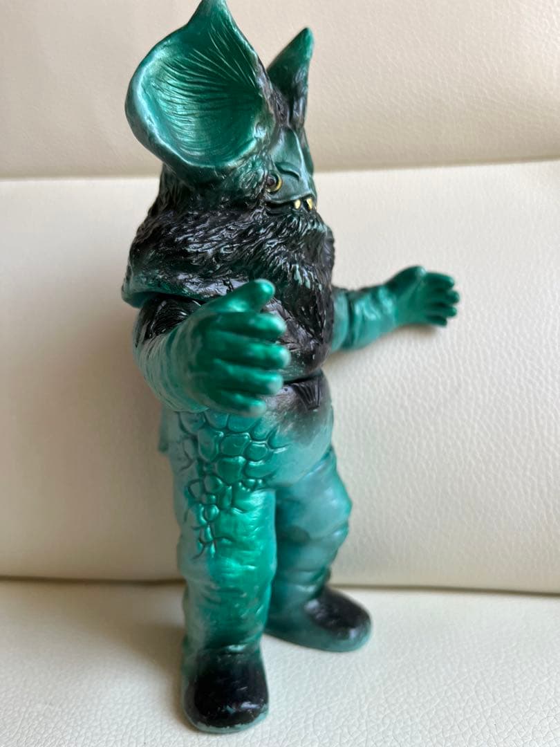 イカルス星人　キングザウルス　怪獣 ソフビ ポピー 足型　昭和　当時物