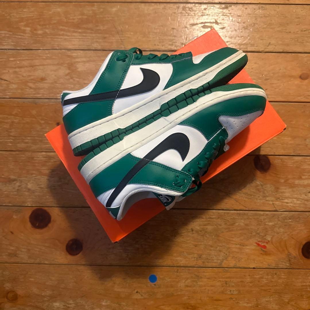 Nike Dunk Low ホワイト/グリーン　特別価格