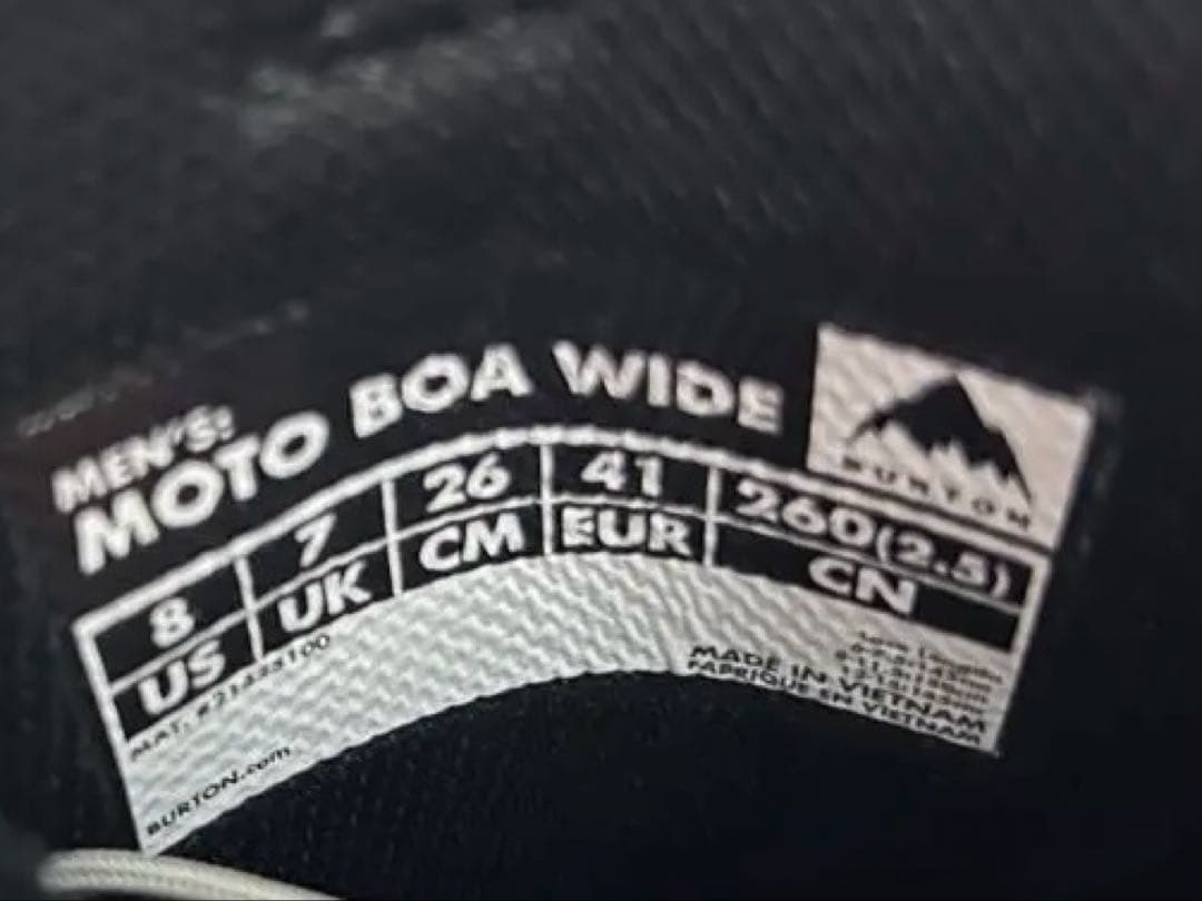 バートン BURTON MOTO BOA WIDE 23-24 26cm
