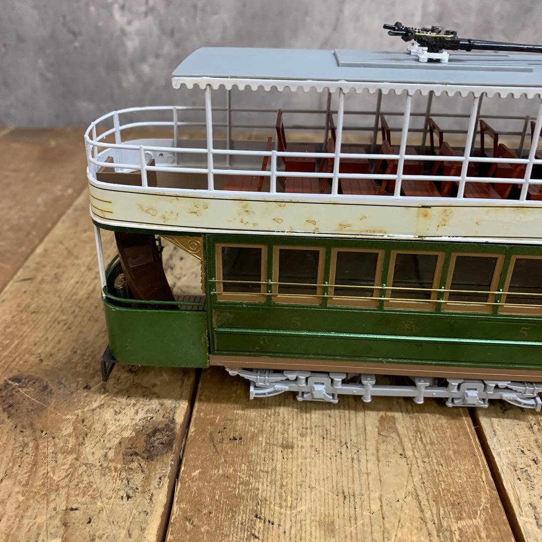 3F 【希少・大型モデル】MODEMO 1/45 大阪市電 2階建電車（グリーン