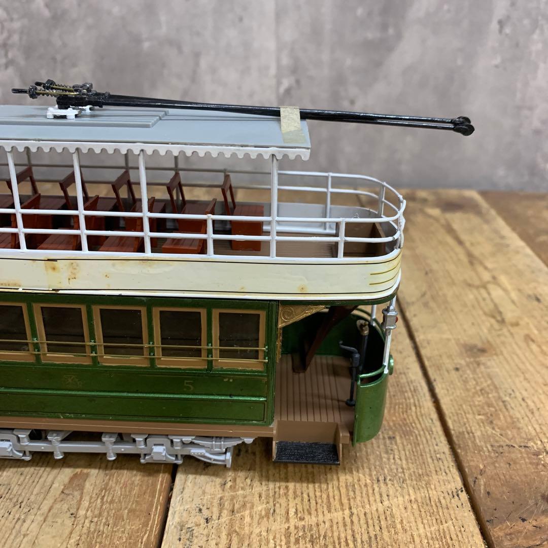 3F 【希少・大型モデル】MODEMO 1/45 大阪市電 2階建電車（グリーン
