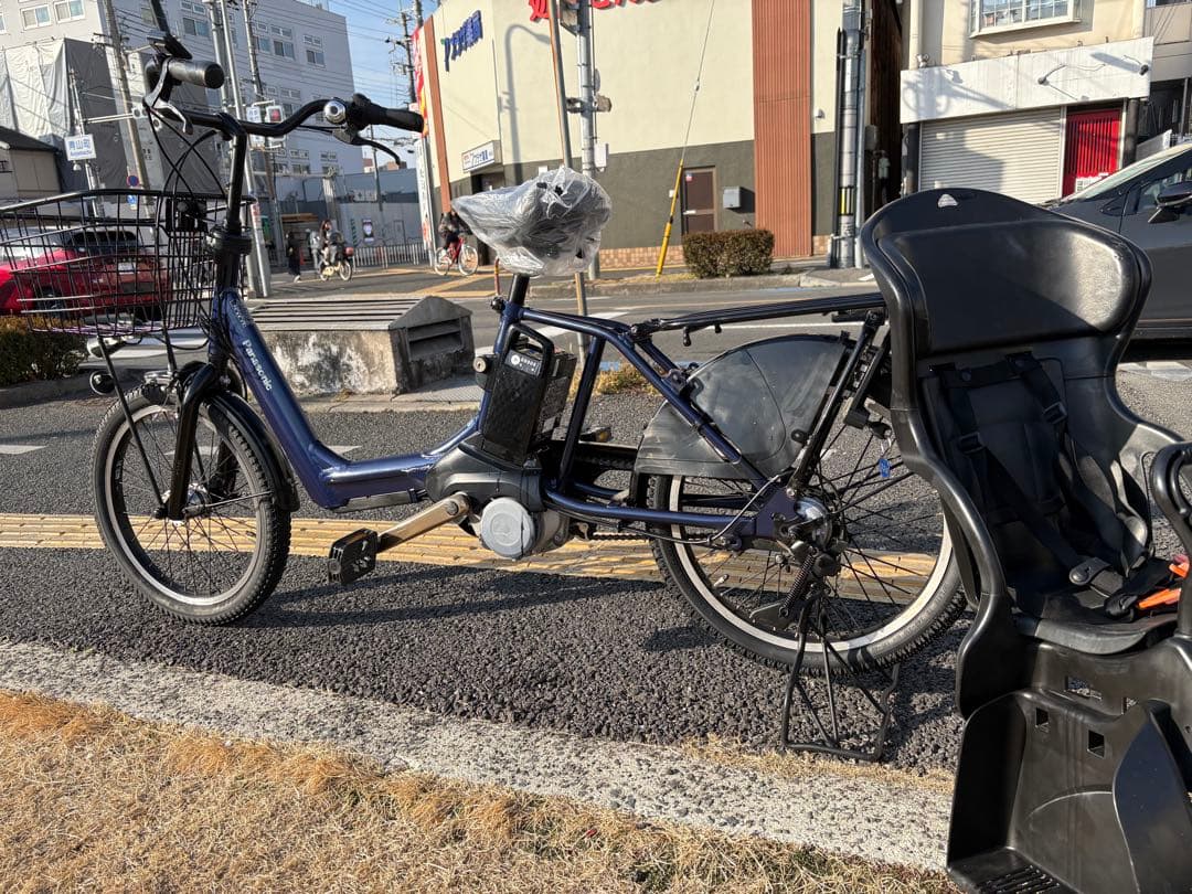 中古20㌅Panasonic電動アシスト自転車　16Ah 大阪　038