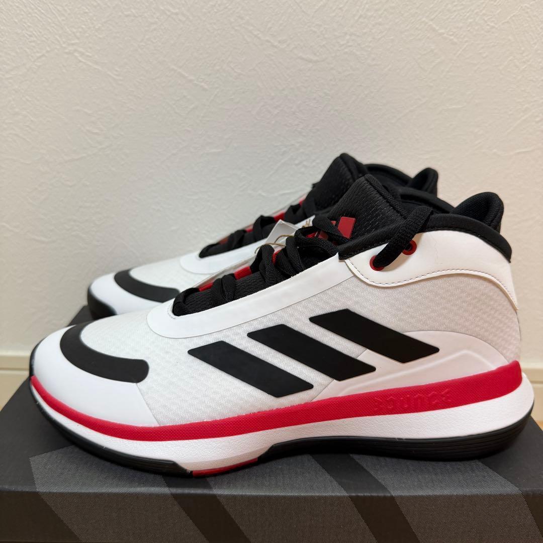 adidas バッシュ　バウンス レジェンズ　バスケ　白　黒赤　28.5cm新品