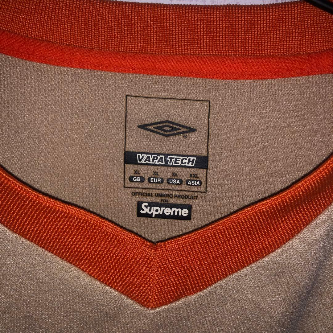OLD supreme UMBRO サッカーシャツ　XXL アラブロゴ　刺繍