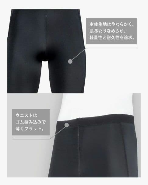 【美品】CW-X スポーツタイツ エキスパートモデル 吸汗速乾 UVカットメンズ