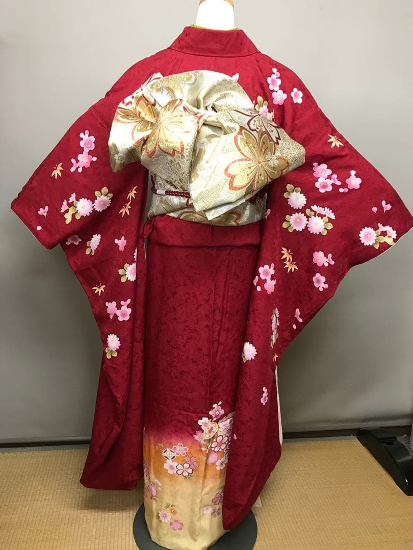 正絹振袖一式6点セット　トールサイズ