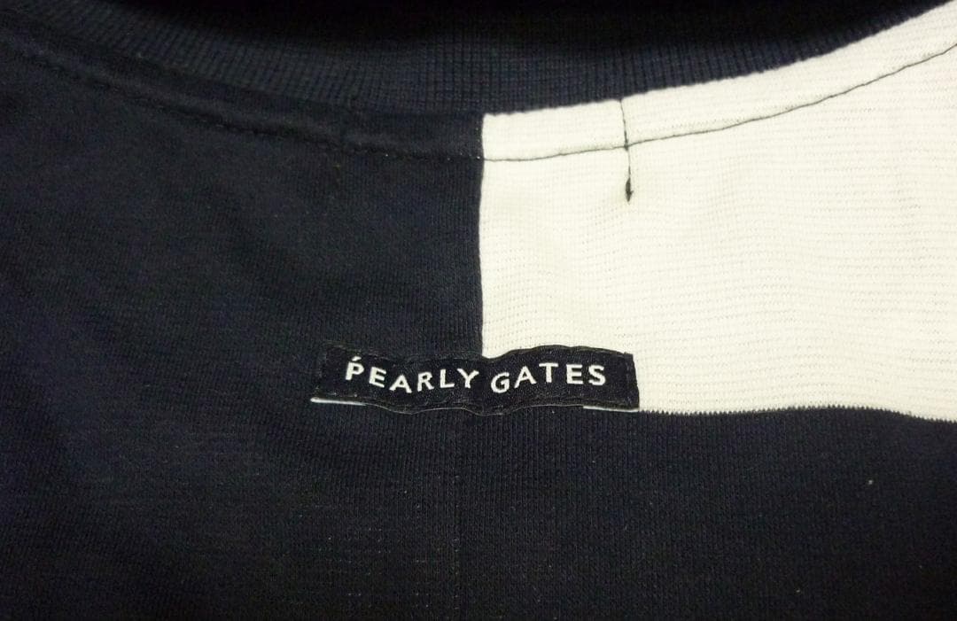 PEARLY GATESパーリーゲイツ★半袖ワンピース★切替ボーダー★サイズ１