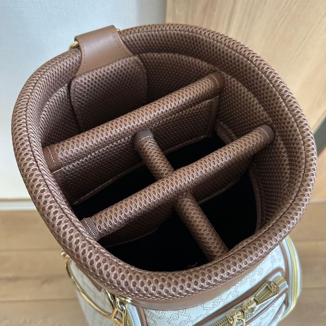 美品 ヒールクリーク HealCreek モノグラム 8.5型 キャディバッグ