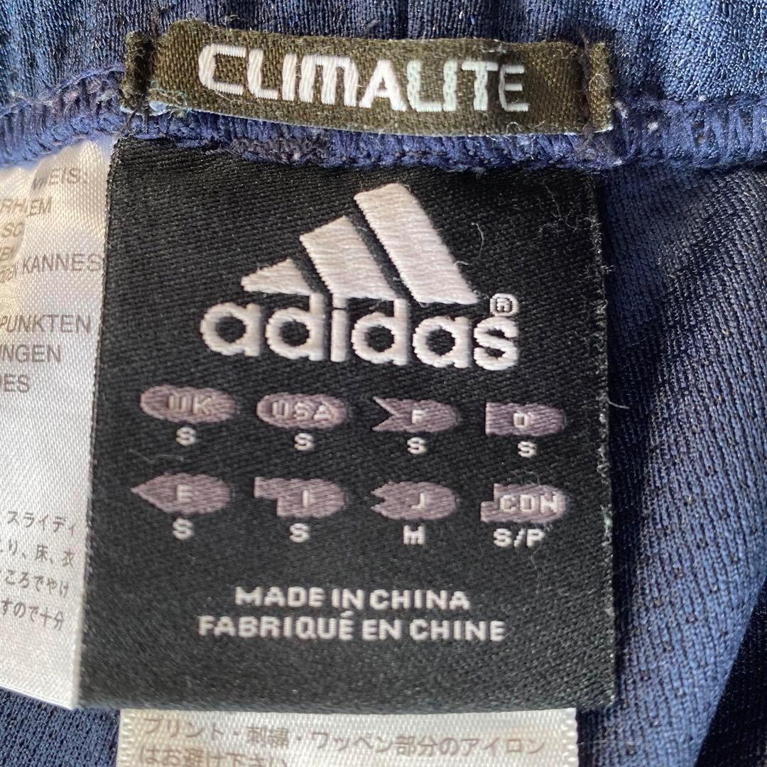 00's adidas セットアップジャージ【M】トラックジャケット　紺　ピンク