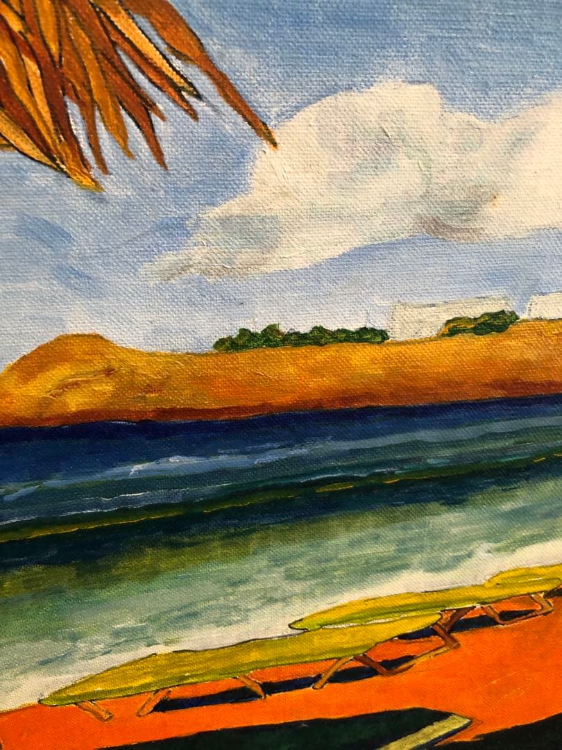 絵画　風景画　油絵　P10  リゾート