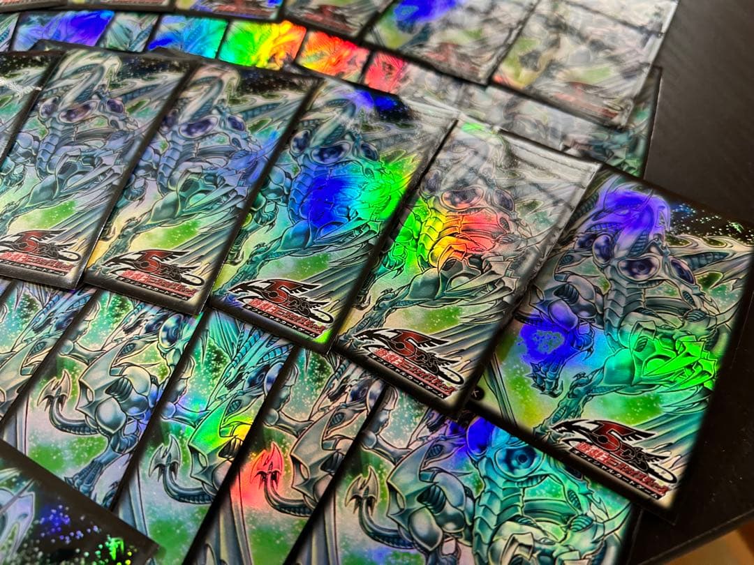 遊戯王OCG 5ds スターダストドラゴン　スリーブ　旧　ロゴ入り