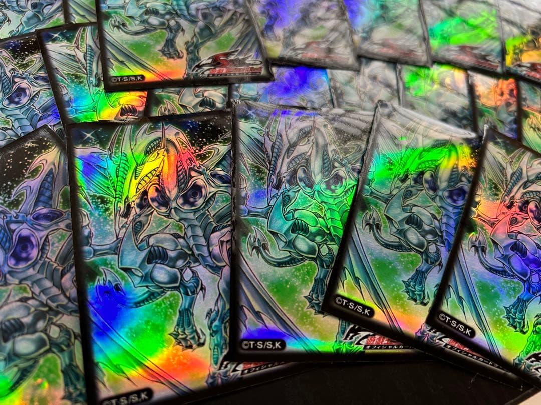 遊戯王OCG 5ds スターダストドラゴン　スリーブ　旧　ロゴ入り