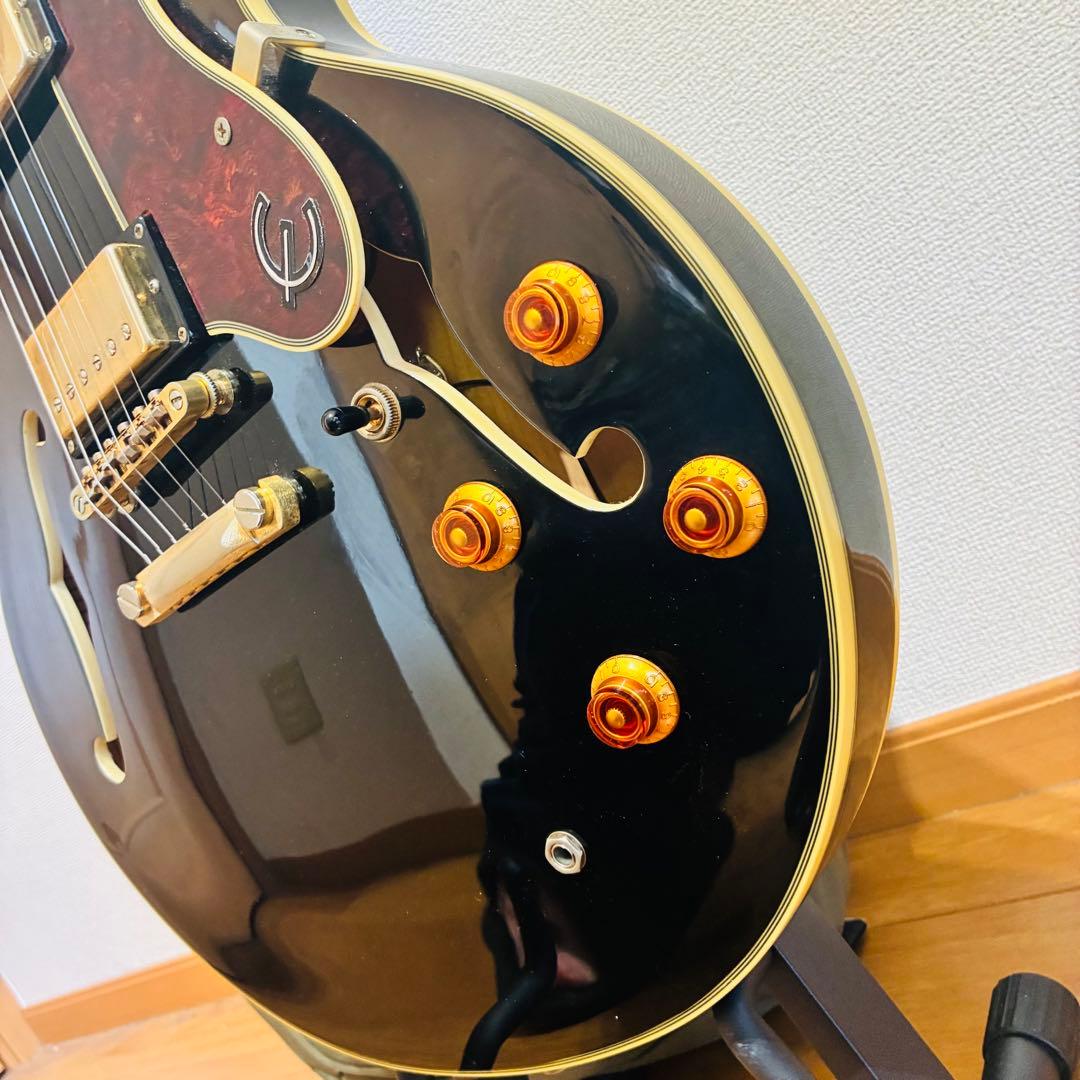 Epiphone Sheraton-II Pro【動作確認済】ブラック セミアコ