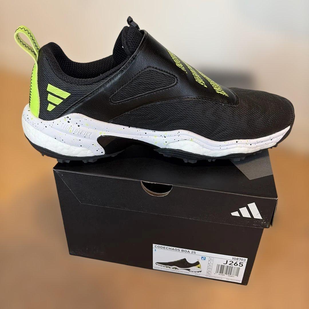 アディダスコードカオス25ボアNKZ93 IG8703 26.5 使用2時間
