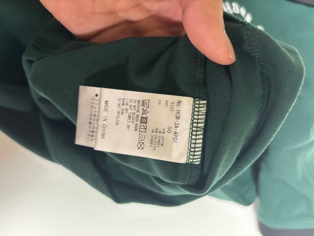 HORN GARMENT ダークグリーン ポロシャツ