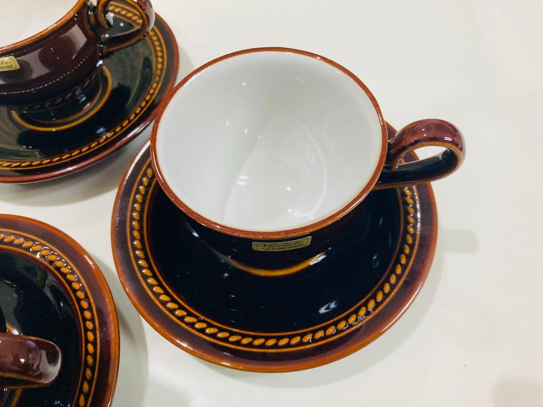 Noritake ストーンウェア製　コーヒーカップ　4組