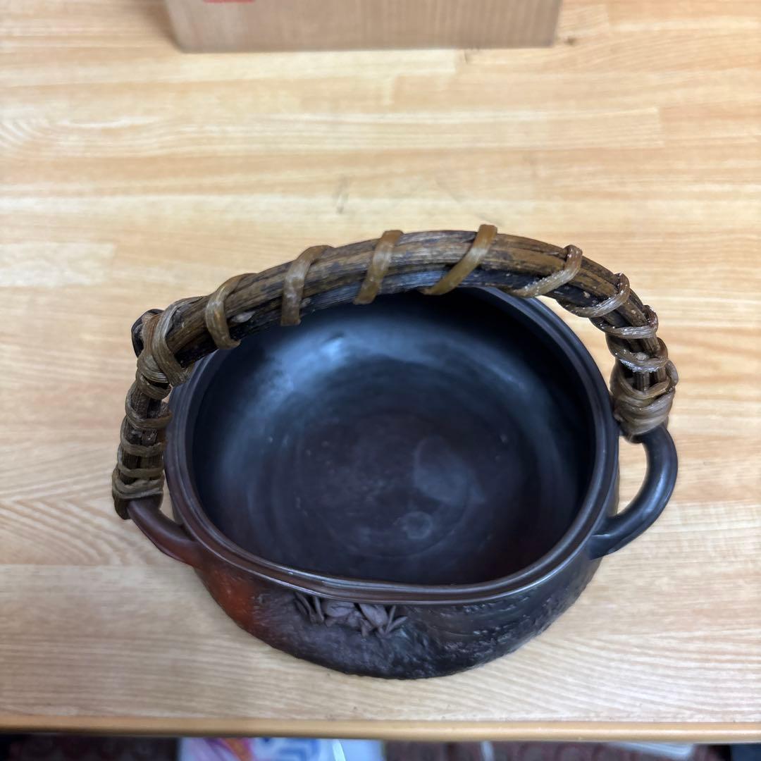 常滑焼 井上素三 蟹彫 器 鉢