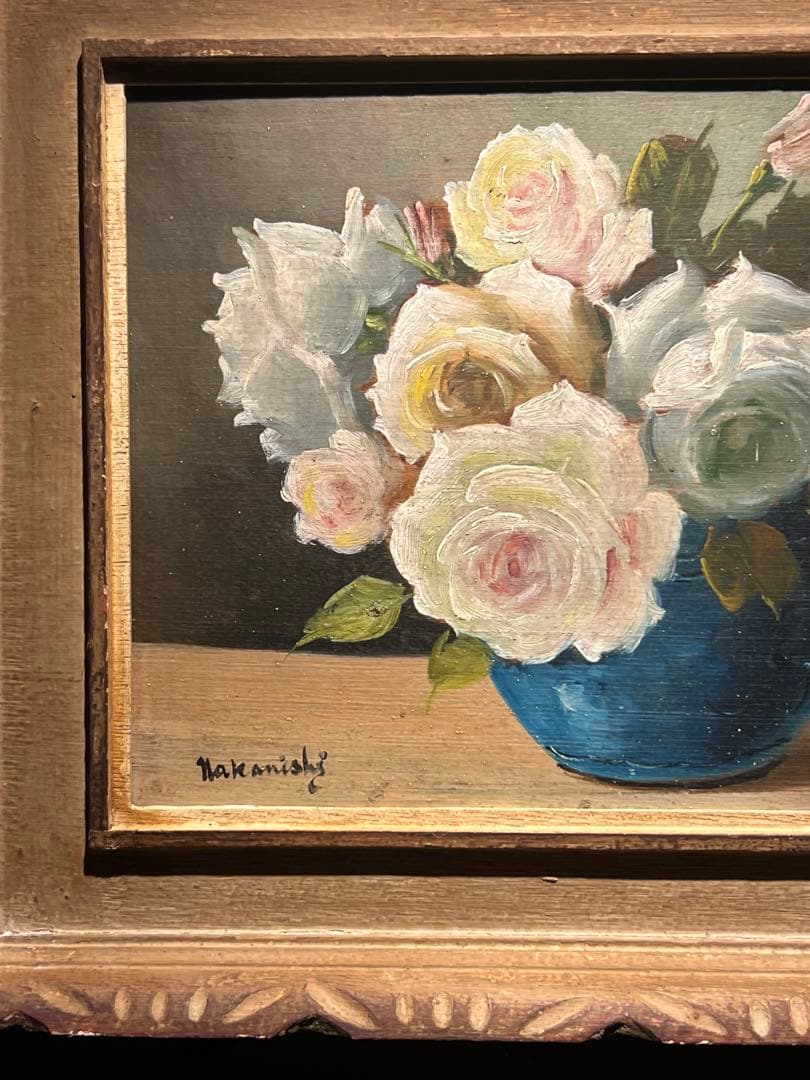 他の方発送×時代物　肉筆油彩画　antique