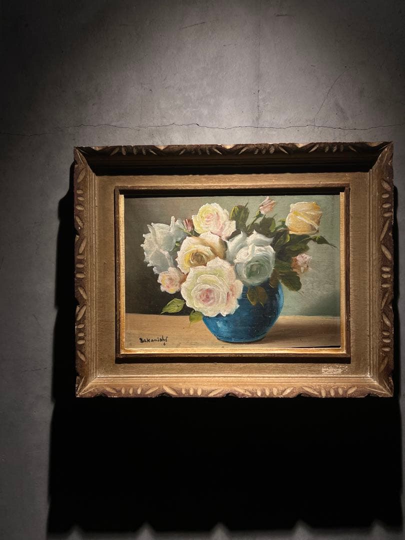 他の方発送×時代物　肉筆油彩画　antique
