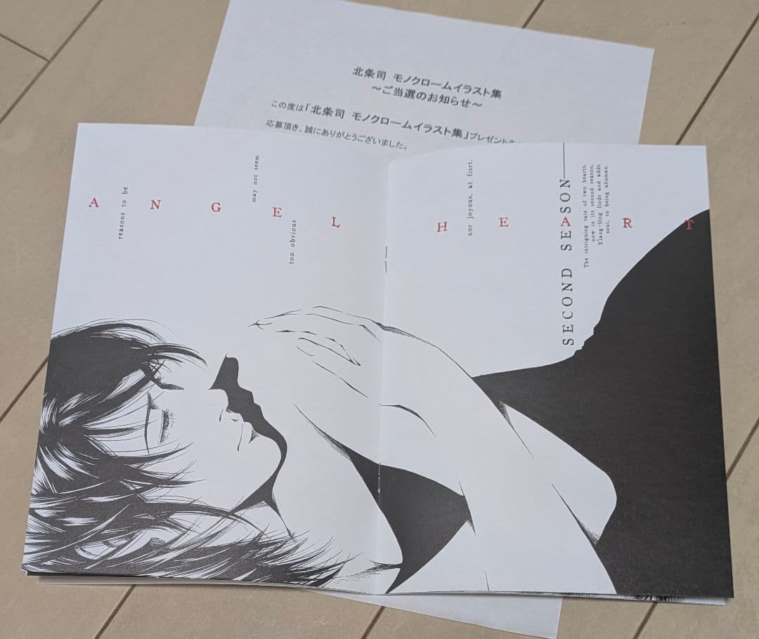 北条司モノクロームイラスト集【白と黒の美】/エンジェルハート、シティーハンター