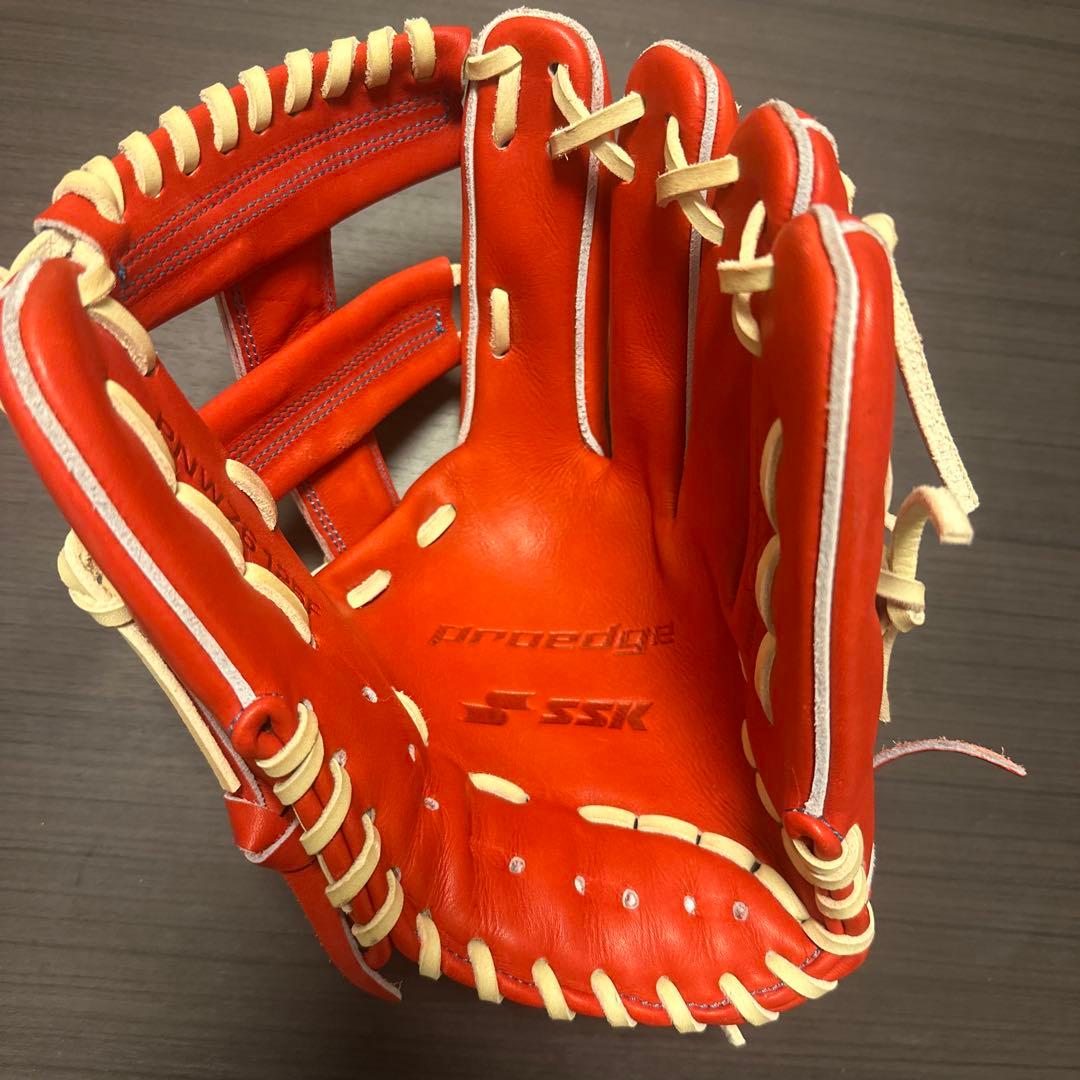 今週中で削除予定　ほぼ未使用　SSK プロエッジW 軟式用 内野手モデル
