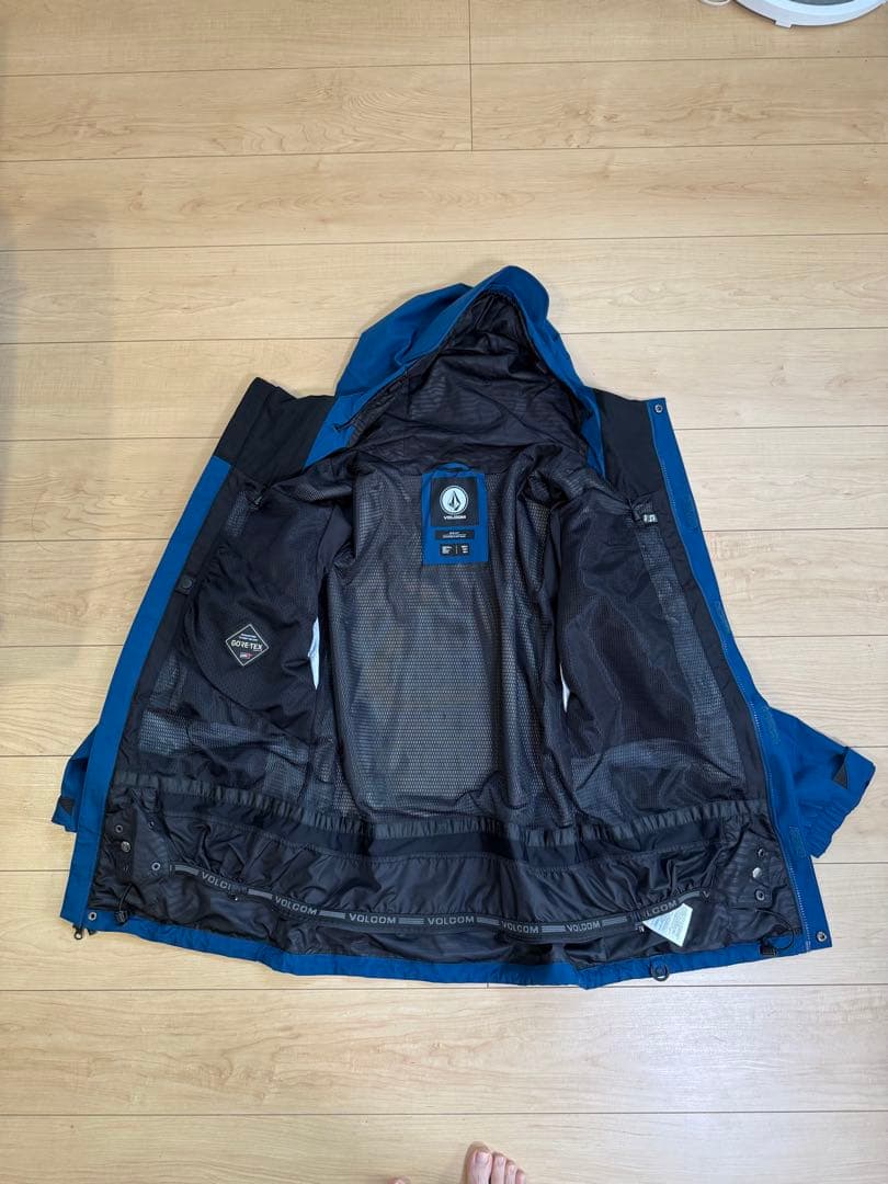 Volcom TEN GORE-TEX スノーボードジャケット 青 Sサイズ