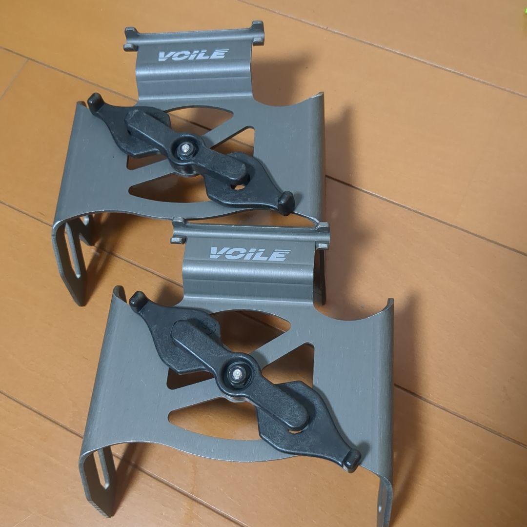 もんろー　ボレー　スピードレールバインディング＆クランポン　※一部破損あり