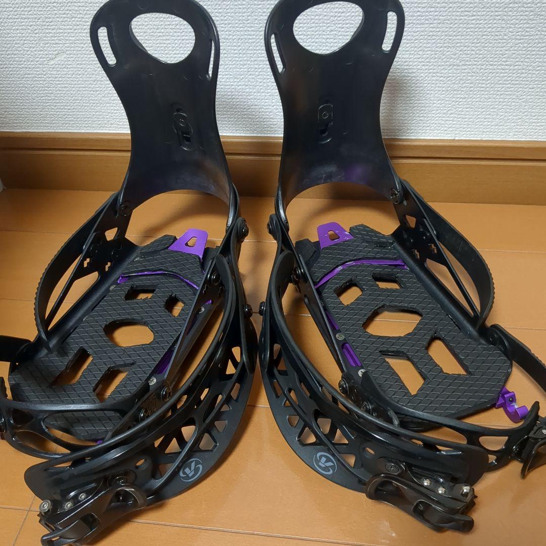 もんろー　ボレー　スピードレールバインディング＆クランポン　※一部破損あり