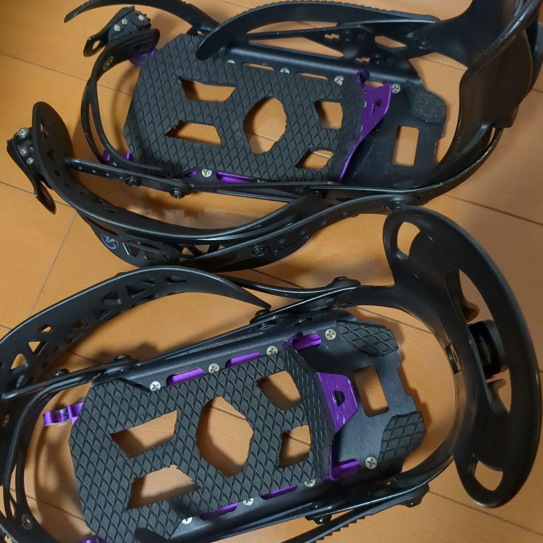 もんろー　ボレー　スピードレールバインディング＆クランポン　※一部破損あり