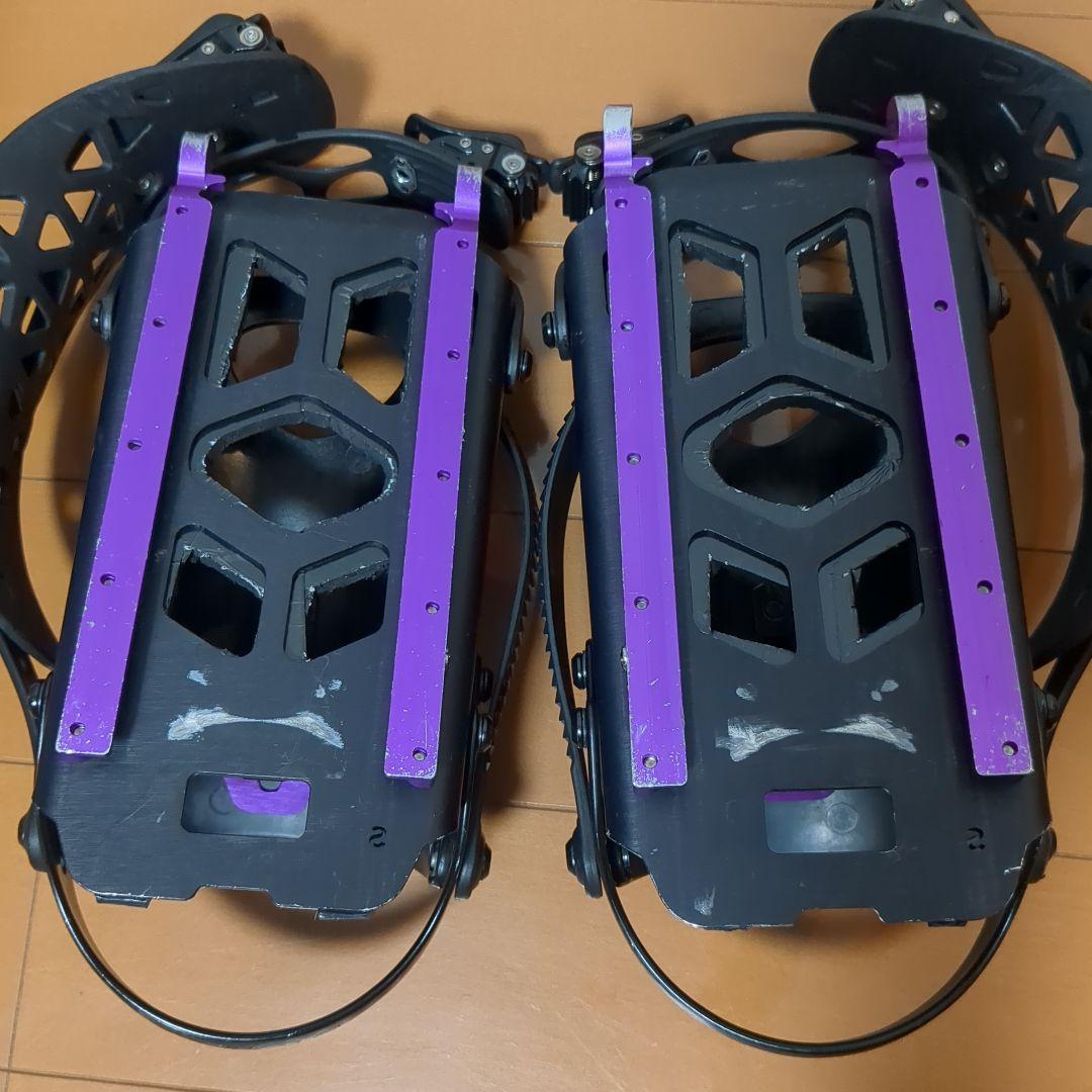もんろー　ボレー　スピードレールバインディング＆クランポン　※一部破損あり