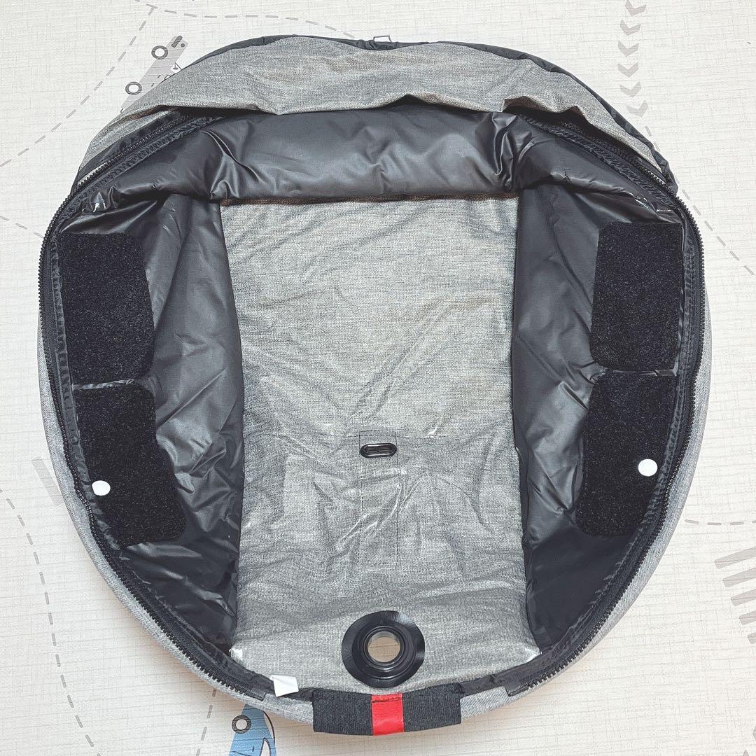 【美品】子供乗せ自転車　シェル型レインカバー　マルト　雨よけカバー　後ろ乗せ