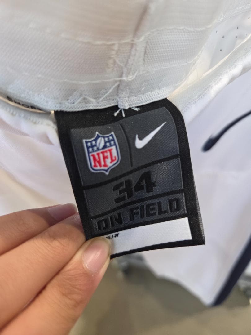 NIKE NFL ダラス・カウボーイズ ゲームパンツ 白 34