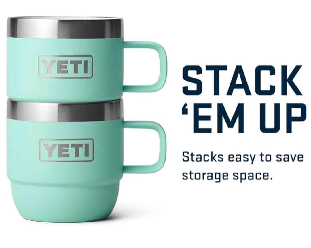 YETI RAMBLER タンブラー　6oz スタッカブル マグカップ　2個
