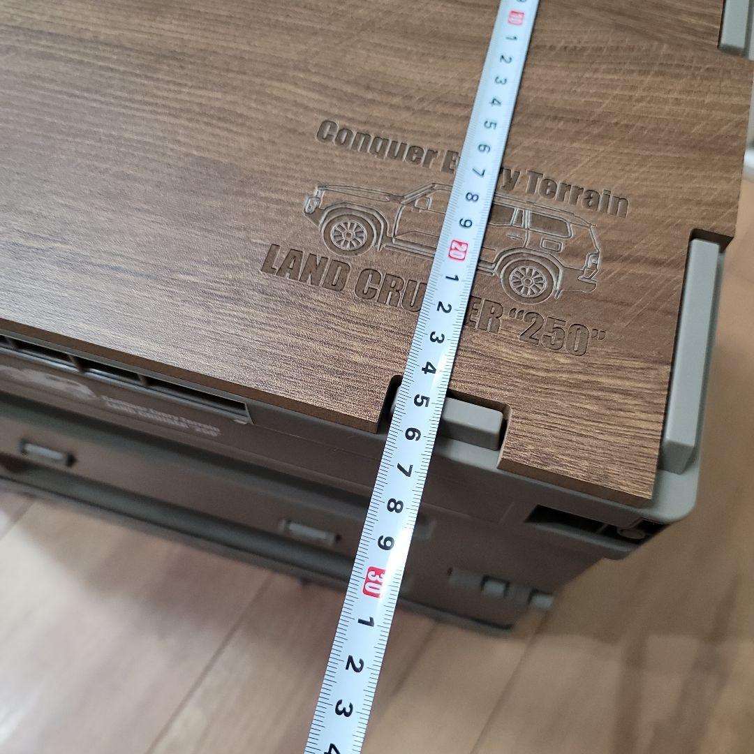 LAND CRUISER 収納ケース グレー　ランクル　折り畳みボックス