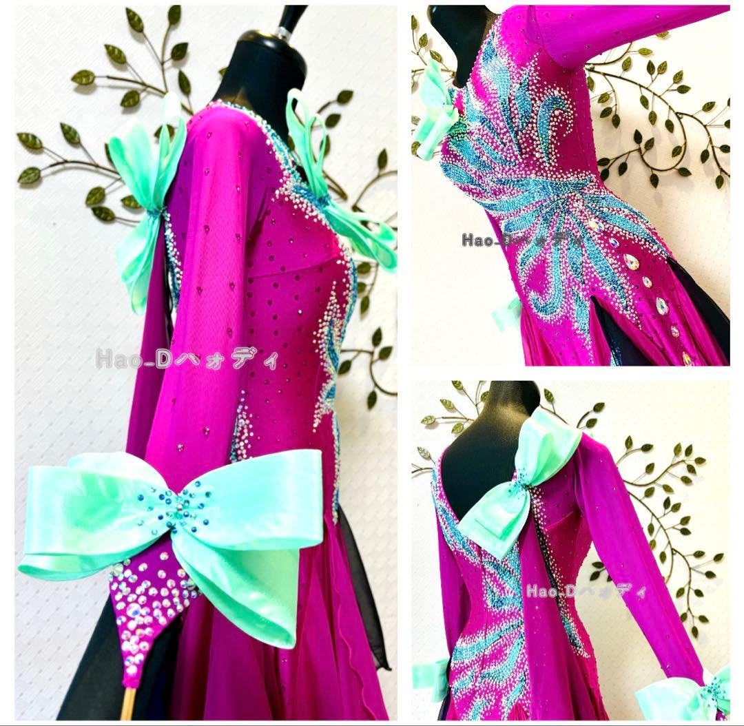 新品★ダンスドレス★スムース★スタンダード★社交ダンス★競技会★パーティー