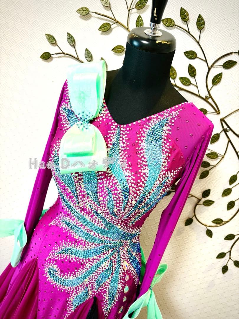 新品★ダンスドレス★スムース★スタンダード★社交ダンス★競技会★パーティー