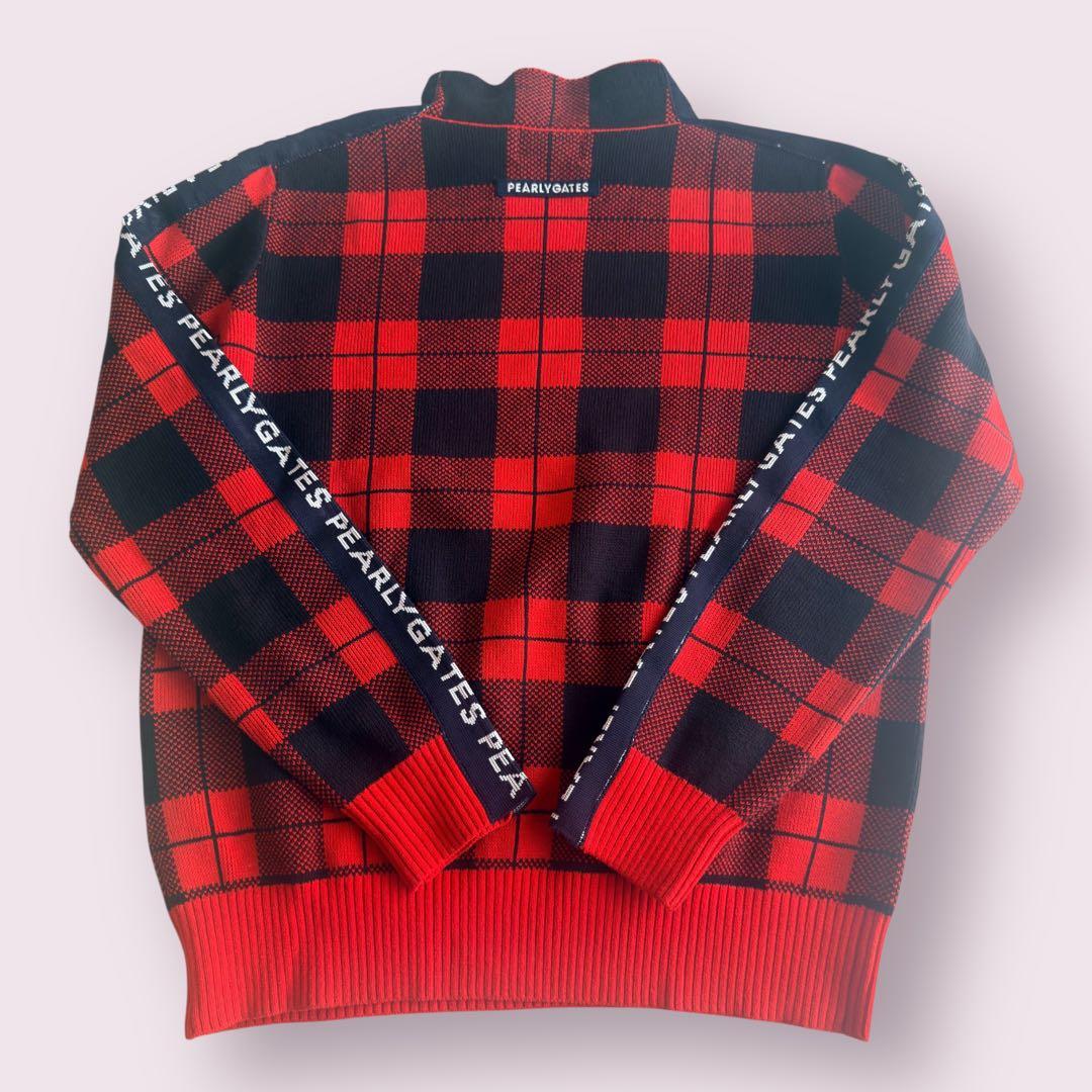 【極美品】PEARYGATES ハイエアー モックネックニットプルオーバー