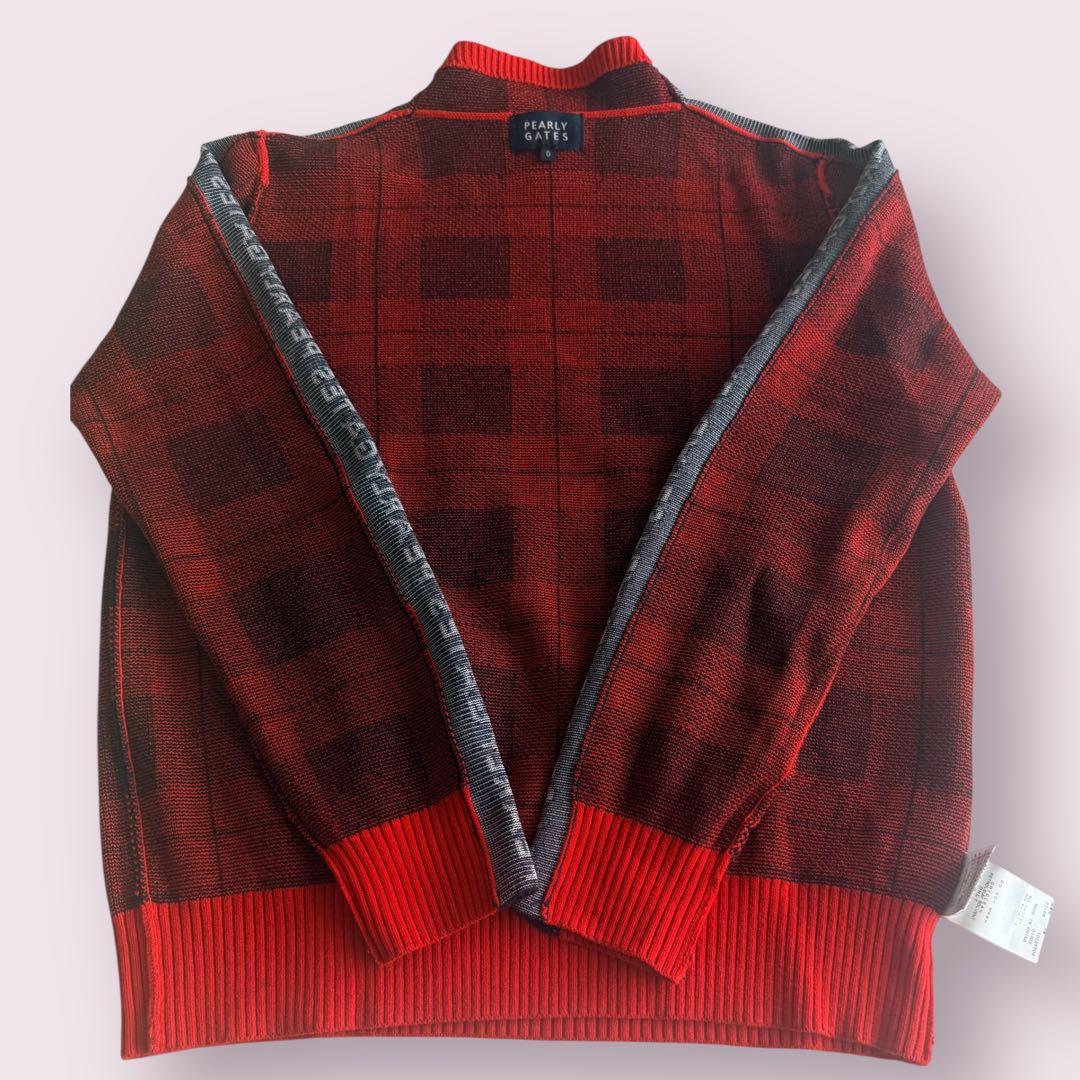 【極美品】PEARYGATES ハイエアー モックネックニットプルオーバー