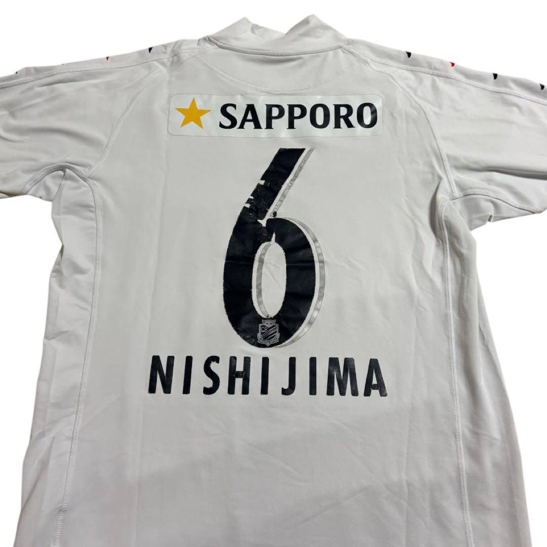 【北海道コンサドーレ札幌】2010-11Awayユニフォーム(6西嶋)