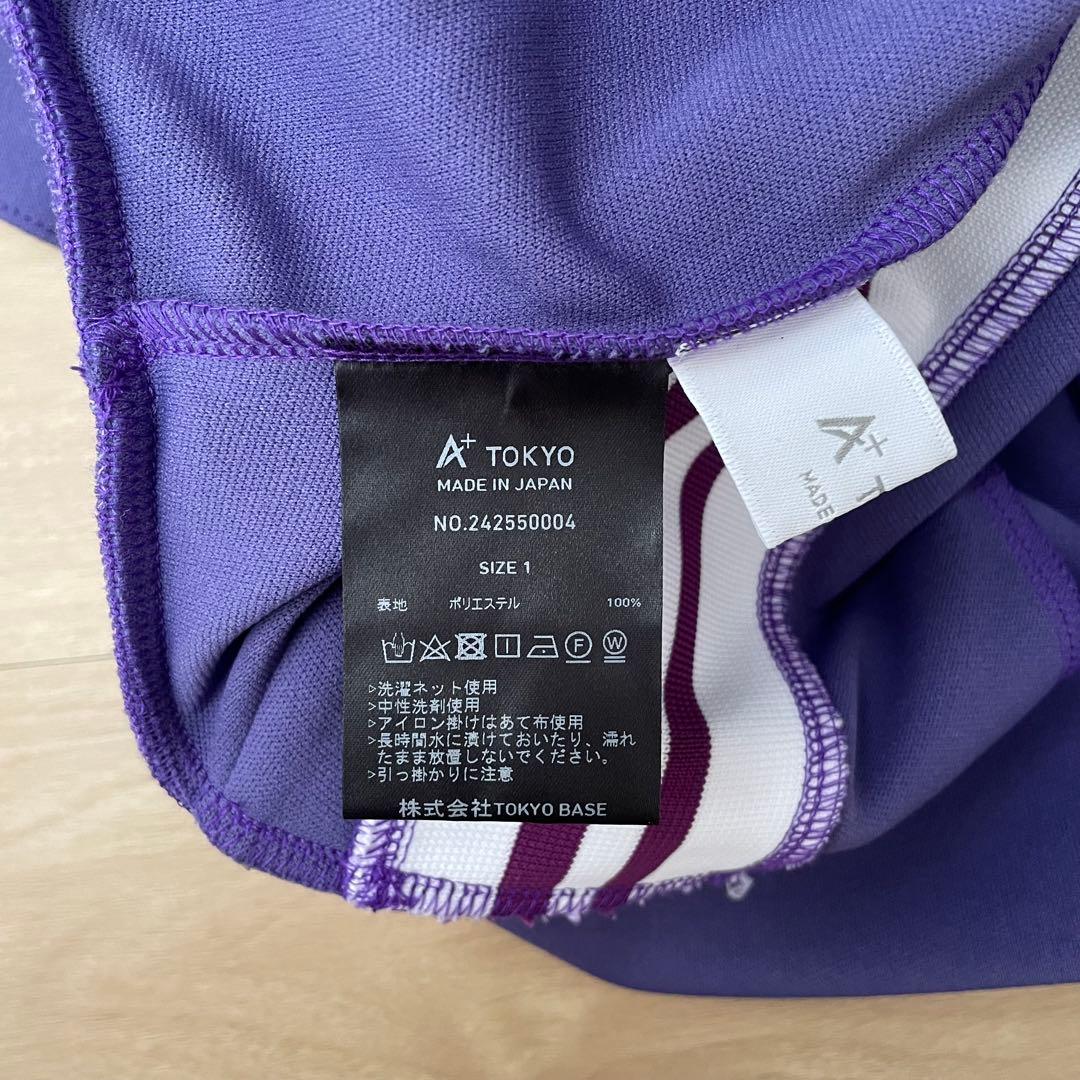 エープラストウキョウ｜上下セット　パーフェクショントラック　パープル　紫　春服