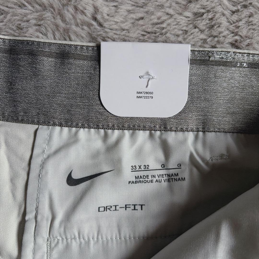新品 NIKE Golf ナイキゴルフ ロングパンツ ライトグレー Lサイズ