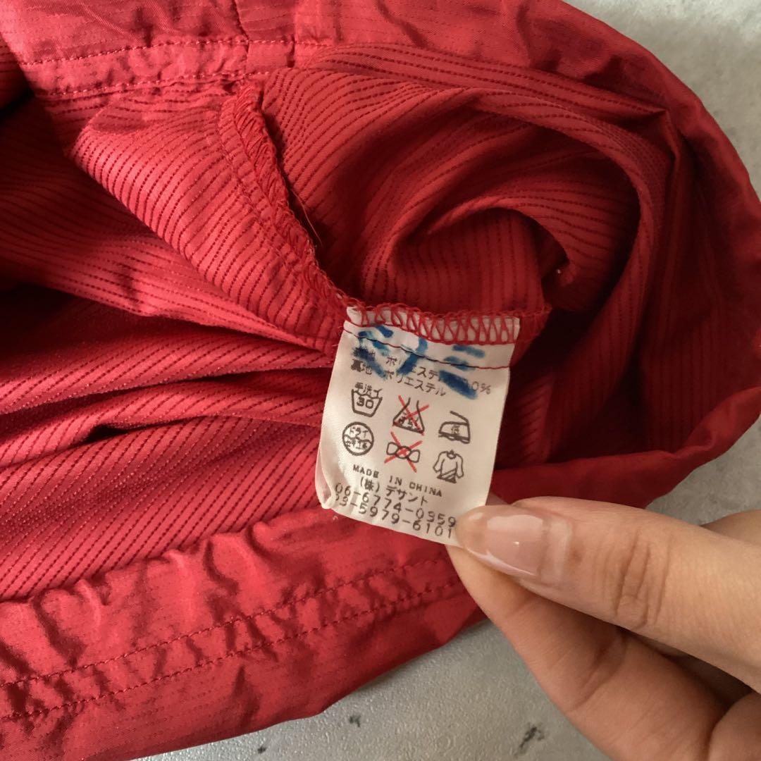 DESCENTE GOLF デサント　ゴルフウェア　ベスト　レッド　赤