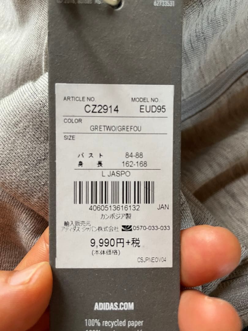 Adidas アディダスR RTG HTR カバーアップ CZ291