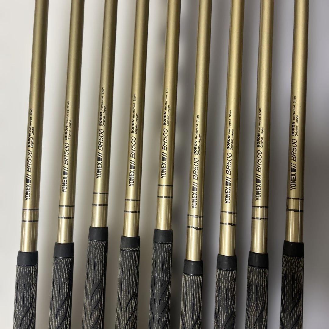 希少 YONEX AERONA アイアン9本セット 2-PW カーボンR