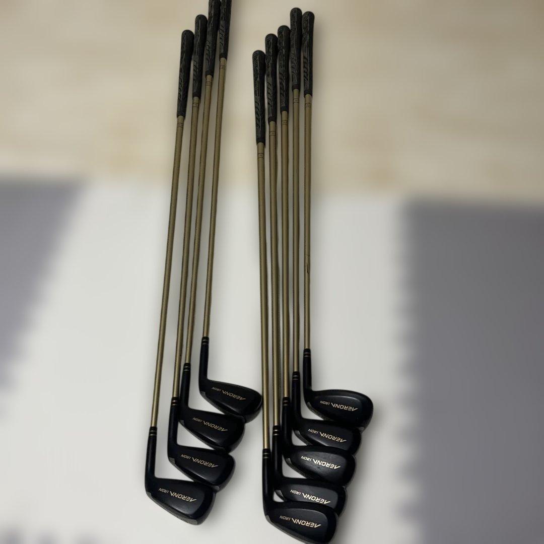 希少 YONEX AERONA アイアン9本セット 2-PW カーボンR